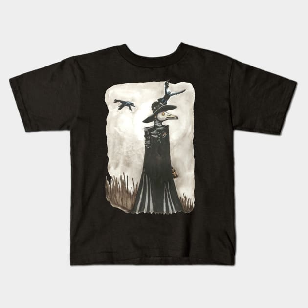 Plague doctor Kids T-Shirt by Créa'RiBo